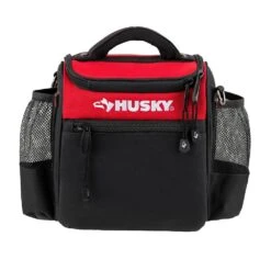 Husky 9 In. Job Site Lunch Box Cooler Bag -Husky Tools Shop red black husky tool bags hd50100 th c3 1000