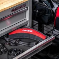 Husky 3.5 In. Detachable Padded Tool Bag Shoulder Strap -Husky Tools Shop red black husky tool bags hd50300 th 44 1000