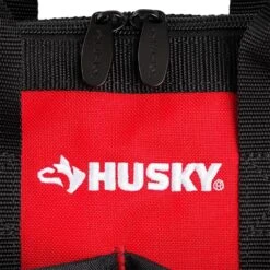 Husky 12 In 4 Pocket Zippered Tool Bag -Husky Tools Shop red black husky tool bags hd60012 th 44 1000