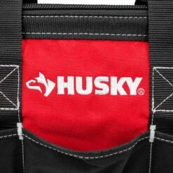 Husky 12 In. Tool Bag With 15 In. Tool Bag Combo -Husky Tools Shop red black husky tool bags hd600125 th bd fa 1000