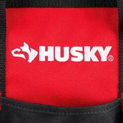 Husky 15 In. 8 Pocket Zippered Tool Bag -Husky Tools Shop red black husky tool bags hd60015 th 1f 1000