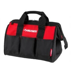 Husky 15 In. 8 Pocket Zippered Tool Bag -Husky Tools Shop red black husky tool bags hd60015 th 66 1000