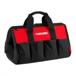 Husky 18 In. 14 Pocket Zippered Tool Bag -Husky Tools Shop red black husky tool bags hd60018 th 66 1000
