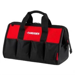 Husky 18 In. 14 Pocket Zippered Tool Bag -Husky Tools Shop red black husky tool bags hd60018 th 77 1000
