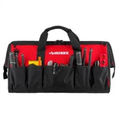 Husky 24 In. 16 Pocket Zippered Tool Bag -Husky Tools Shop red black husky tool bags hd60024 th 40 1000