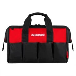 Husky 18 In., 15 In. And 12 In. Tool Bag Combo -Husky Tools Shop red black husky tool bags hd60258a th fd 1d 1000