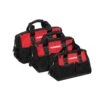 Husky 18 In., 15 In. And 12 In. Tool Bag Combo -Husky Tools Shop red black husky tool bags hd60258a th fd 64 1000