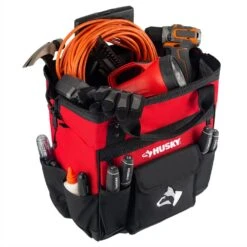 Husky 14 In. 13 Pocket Rolling Tool Bag -Husky Tools Shop red black husky tool bags hd65014 th 1d 1000