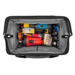 Husky 14 In. Rolling Tool Bag With Stackable 12 In. Tool Bag -Husky Tools Shop red black husky tool bags hd650142 th bd 1d 1000