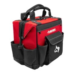 Husky 14 In. Rolling Tool Bag With Stackable 12 In. Tool Bag -Husky Tools Shop red black husky tool bags hd650142 th bd 77 1000