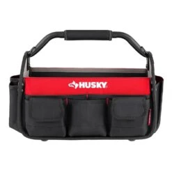 Husky 17 In. 18 Pocket Open Top Tool Bag