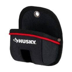 Husky 4.5 In. Clip On Tape Measure Tool Belt Pouch -Husky Tools Shop red black husky tool belts hd54011 th 66 1000