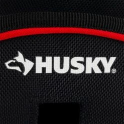 Husky 4.5 In. Clip On Tape Measure Tool Belt Pouch -Husky Tools Shop red black husky tool belts hd54011 th fa 1000