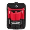 Husky 5 In. 3-Pocket Clip On Tool Belt Pouch -Husky Tools Shop red black husky tool belts hd54183 th 64 1000
