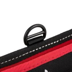 Husky 7 In. 3-Pocket Clip On Tool Belt Pouch -Husky Tools Shop red black husky tool belts hd55200 th 1f 1000