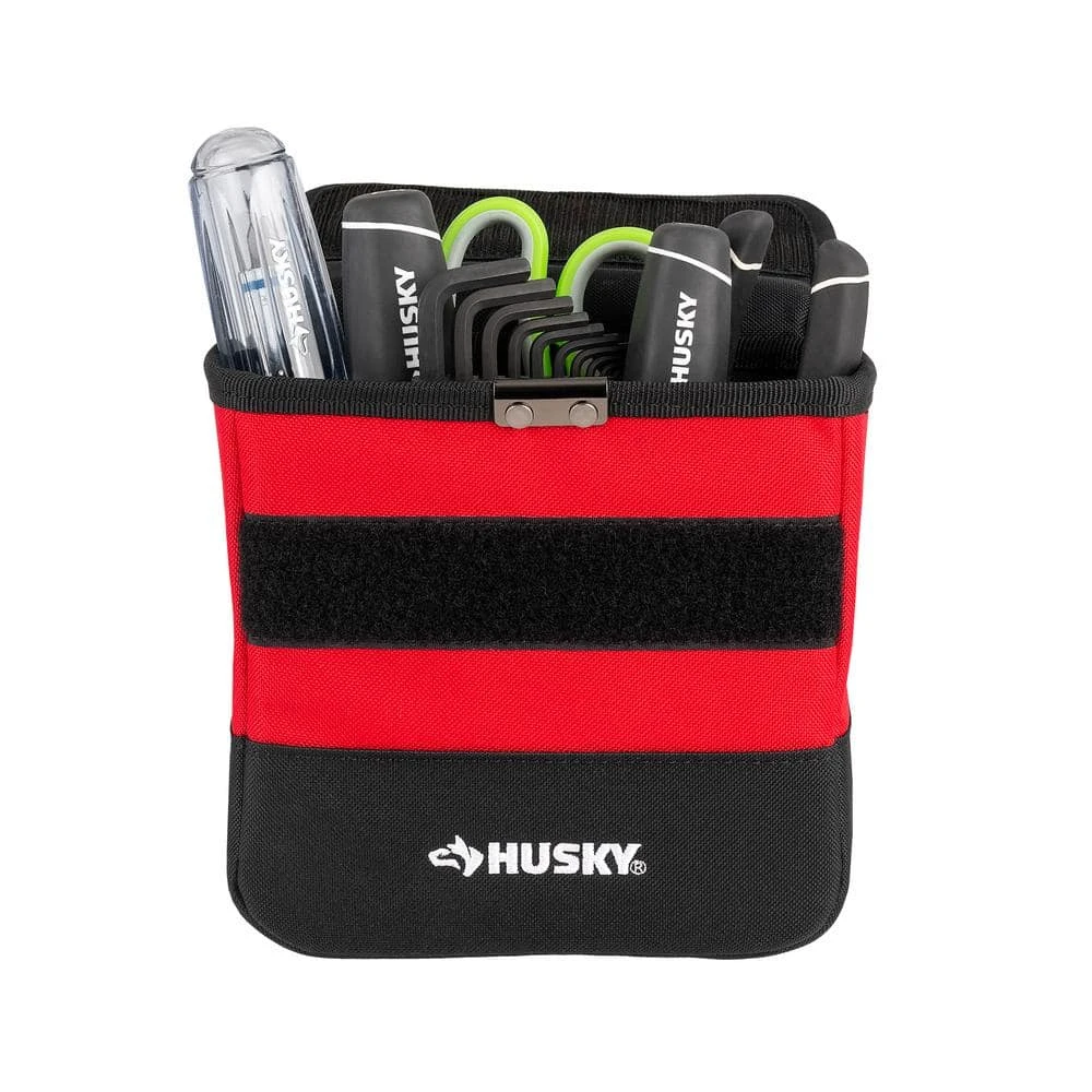 Husky 7 In. Clip On Tool Belt Pouch 5 Husky 7 In. Clip On Tool Belt Pouch - Image 3