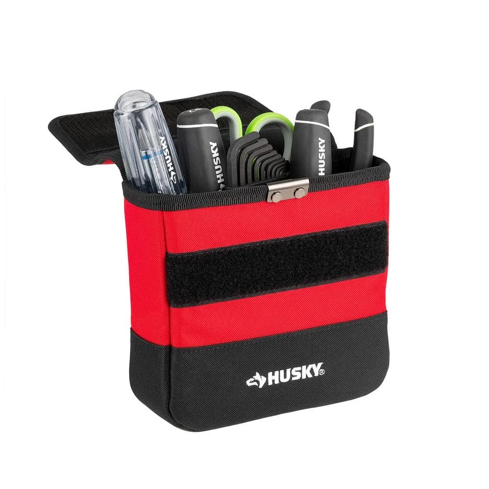 Husky 7 In. Clip On Tool Belt Pouch 6 Husky 7 In. Clip On Tool Belt Pouch - Image 4