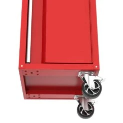 Husky Modular 20 In. W X 20 In. D Standard Duty 3-Shelf Red Rolling Side Tool Chest -Husky Tools Shop red husky side tool cabinets lockers h20lockmodred 1f 1000
