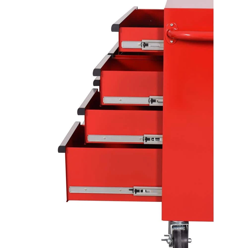 Husky Standard Duty 42 In. 8-Drawer Red Rolling Tool Cabinet 10 Husky Standard Duty 42 In. 8-Drawer Red Rolling Tool Cabinet - Image 8