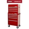 Husky Tool Storage 27 In. W X 18 In. D Standard Duty Red Rolling Tool Chest Combo -Husky Tools Shop red husky tool chest combos h27ch5tr5red 64 1000