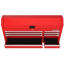 Husky Modular Tool Storage 52 In. W X 16 In. D Standard Duty Red Top Tool Chest 27 Husky Modular Tool Storage 52 In. W X 16 In. D Standard Duty Red Top Tool Chest -Husky Tools Shop red husky top tool chests h52ch8modred 44 1000