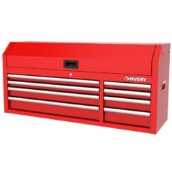 Husky Modular Tool Storage 52 In. W X 16 In. D Standard Duty Red Top Tool Chest 25 Husky Modular Tool Storage 52 In. W X 16 In. D Standard Duty Red Top Tool Chest -Husky Tools Shop red husky top tool chests h52ch8modred 4f 1000