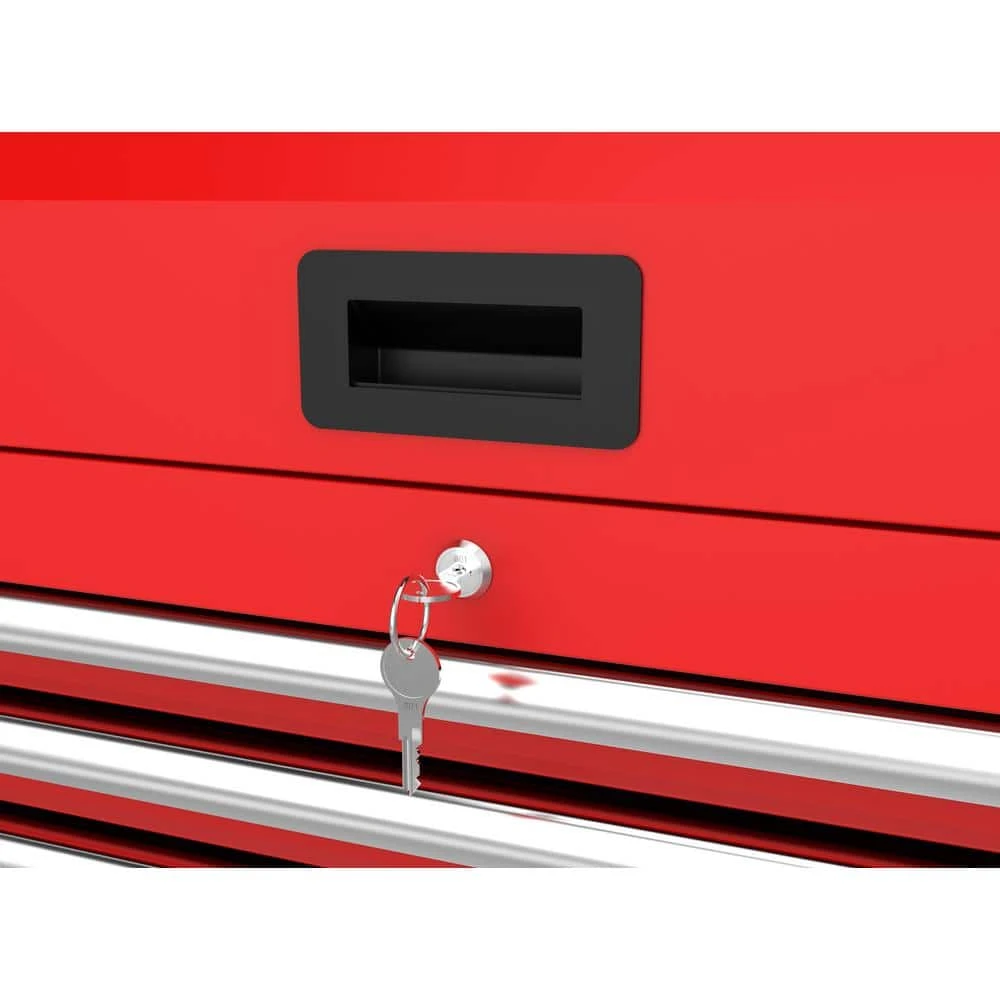 Husky Modular Tool Storage 52 In. W X 16 In. D Standard Duty Red Top Tool Chest 15 Husky Modular Tool Storage 52 In. W X 16 In. D Standard Duty Red Top Tool Chest - Image 13