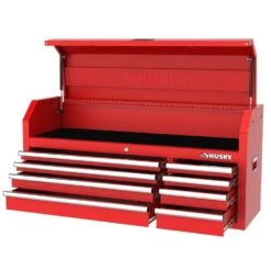 Husky Modular Tool Storage 52 In. W X 16 In. D Standard Duty Red Top Tool Chest 24 Husky Modular Tool Storage 52 In. W X 16 In. D Standard Duty Red Top Tool Chest -Husky Tools Shop red husky top tool chests h52ch8modred c3 1000