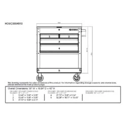 Husky 33 In. 4-Drawer Stainless Steel Mechanics Cart -Husky Tools Shop stainless steel tool carts houc3304jx1 31 1000