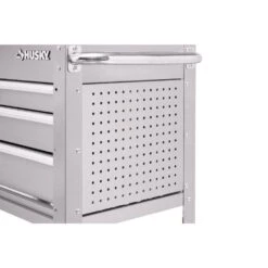 Husky 33 In. 4-Drawer Stainless Steel Mechanics Cart -Husky Tools Shop stainless steel tool carts houc3304jx1 c3 1000