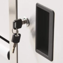 Husky 72 In. W X 18 In. D Heavy Duty 8-Drawer 1-Door Mobile Workbench Tool Chest With Solid Wood Top In Stainless Steel -Husky Tools Shop stainless steel with silver trim husky mobile workbenches hyls 7208 1f 1000