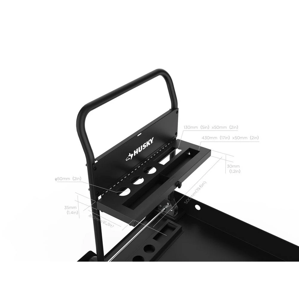 Husky 38 In. W All-Terrain Folding Tool Cart 5 Husky 38 In. W All-Terrain Folding Tool Cart - Image 3