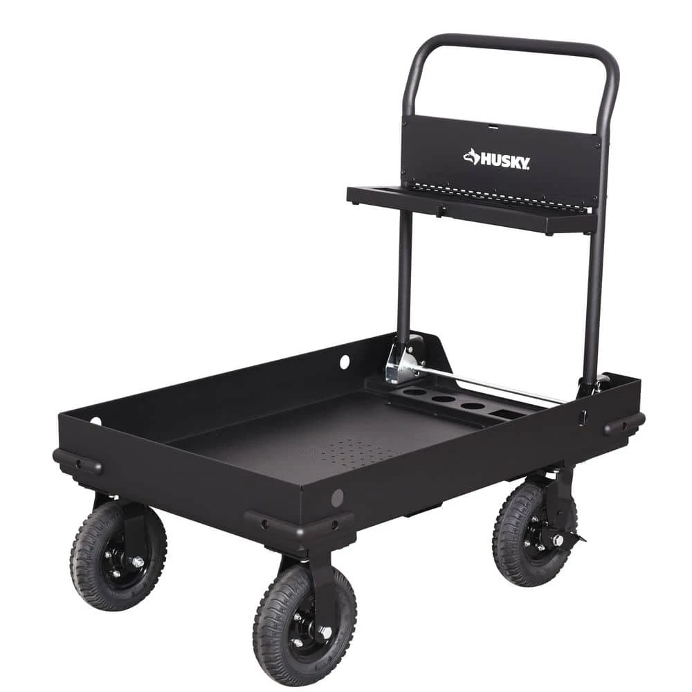 Husky 38 In. W All-Terrain Folding Tool Cart 3 Husky 38 In. W All-Terrain Folding Tool Cart