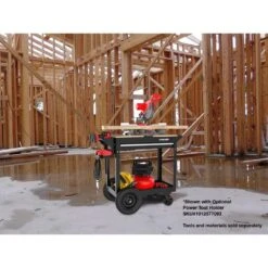 Husky 36 In. 1-Drawer 2-Tray Black All-Terrain Rolling Utility Cart -Husky Tools Shop textured black husky tool carts houtdoorcart 44 1000