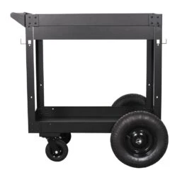 Husky 36 In. 1-Drawer 2-Tray Black All-Terrain Rolling Utility Cart -Husky Tools Shop textured black husky tool carts houtdoorcart 66 1000