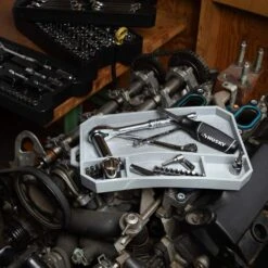 Husky 11.25 In. X 7.5 In. Silicone Tool Holder Mat -Husky Tools Shop tool storage accessories hstmat 31 1000