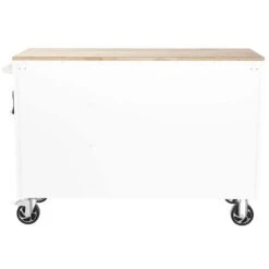 Husky Modular Tool Storage 52 In. W White Mobile Workbench Cabinet -Husky Tools Shop white husky mobile workbenches h52mwc10modwht 66 1000